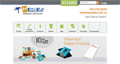 Desktop Screenshot of hermesprinting.com